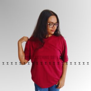 Bold & Basic Maroon Unisex T-Shirt