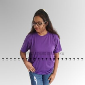 Bold & Basic Dark Purple Unisex T-Shirt