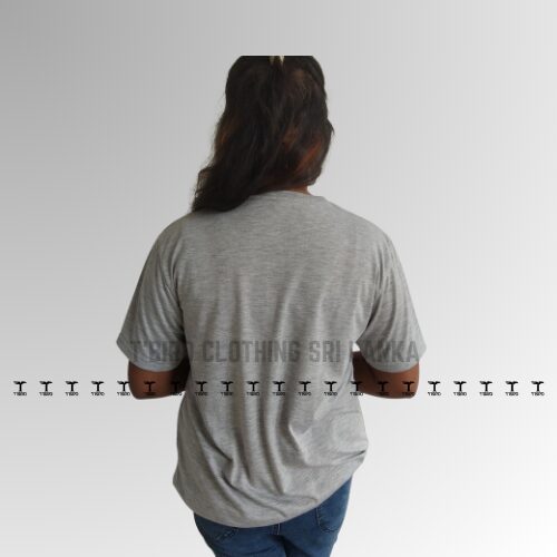 Bold & Basic Light Grey Unisex T-Shirt - Image 2