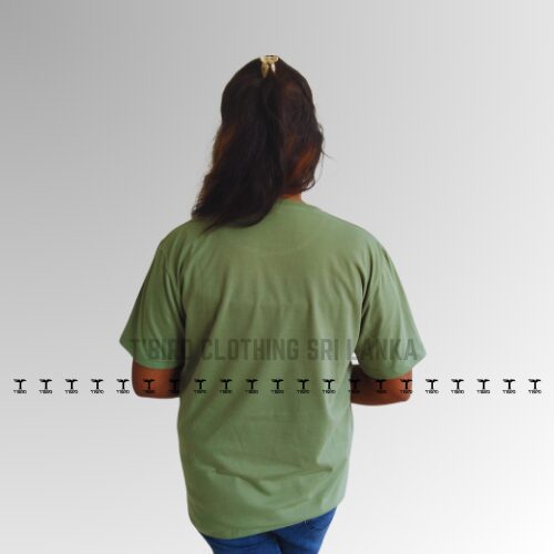 Bold & Basic Fern green Unisex T-Shirt - Image 2
