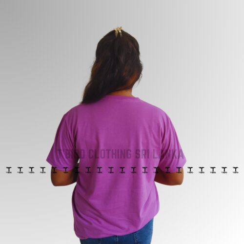 Bold & Basic Grape Purple Unisex T-Shirt - Image 2