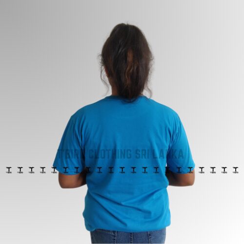 Bold & Basic T Blue Unisex T-Shirt - Image 2