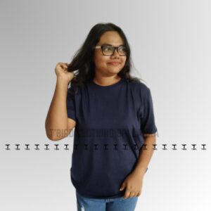 Bold & Basic Navy Blue Unisex T-Shirt