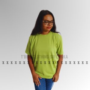Bold & Basic Lemon Green Unisex T-Shirt