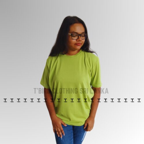 Bold & Basic Lemon Green Unisex T-Shirt